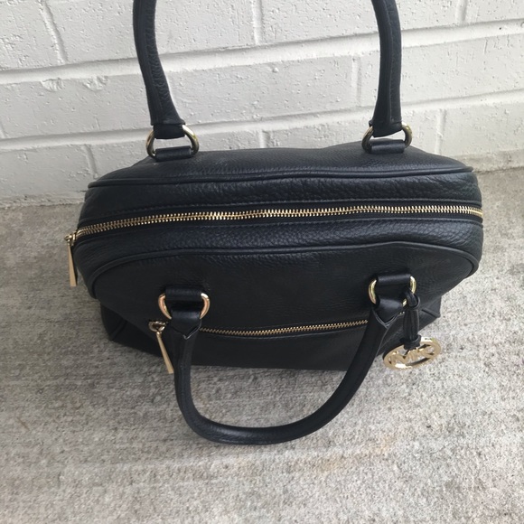 MICHAEL Michael Kors Black Knox Leather Satchel - Picture 4 of 14